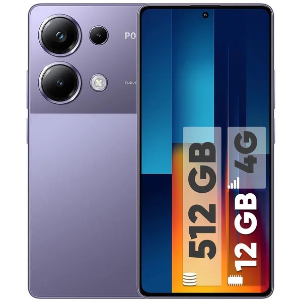 گوشی شیائومی (استوک) Poco m6 pro | حافظه 512 گیگابایت رم 12+6
