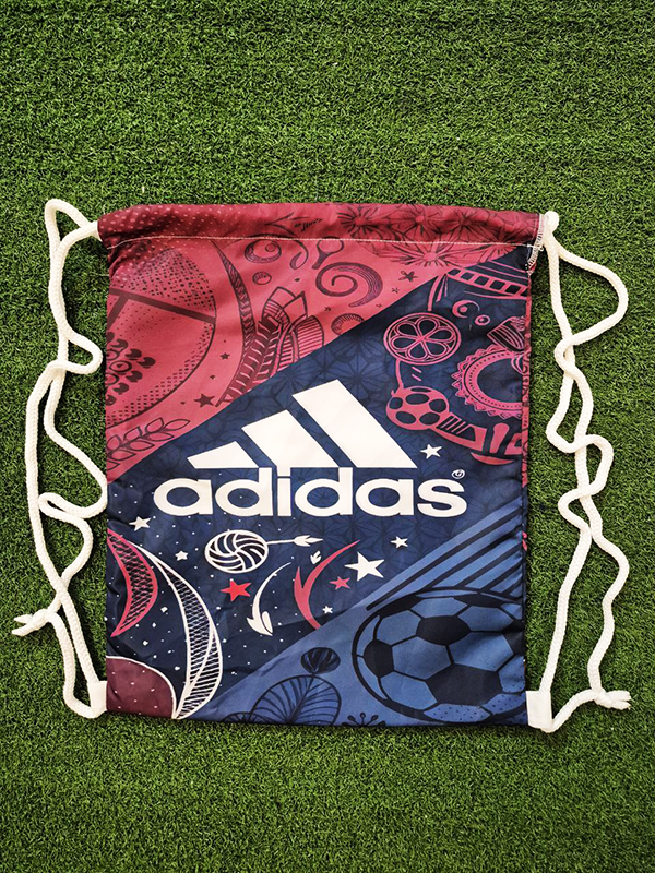 کوله ورزشی و شوزبگ طرح adidas