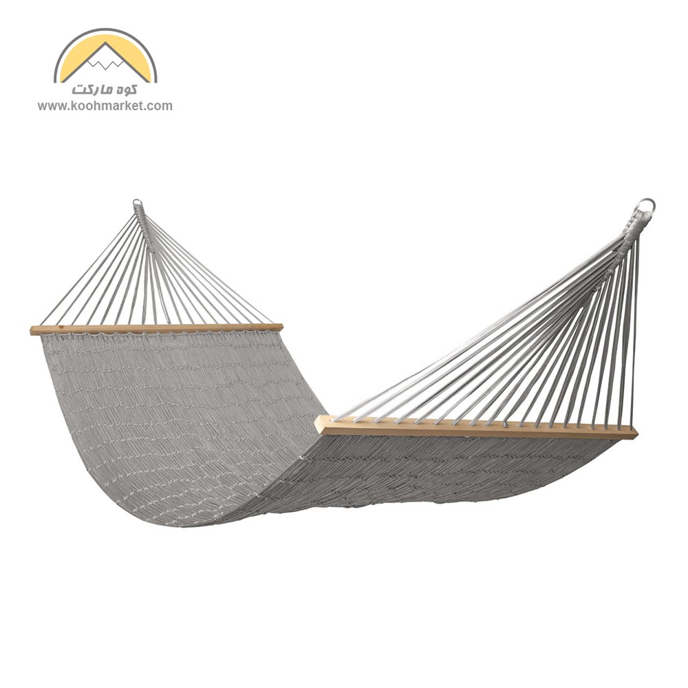 ننو دو نفره توری چوب دار