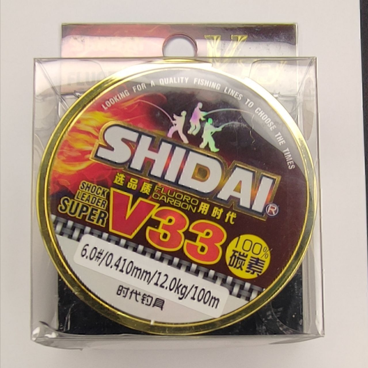 نخ ماهیگیری فلوروکربن Shidai v33 سایز 0.41