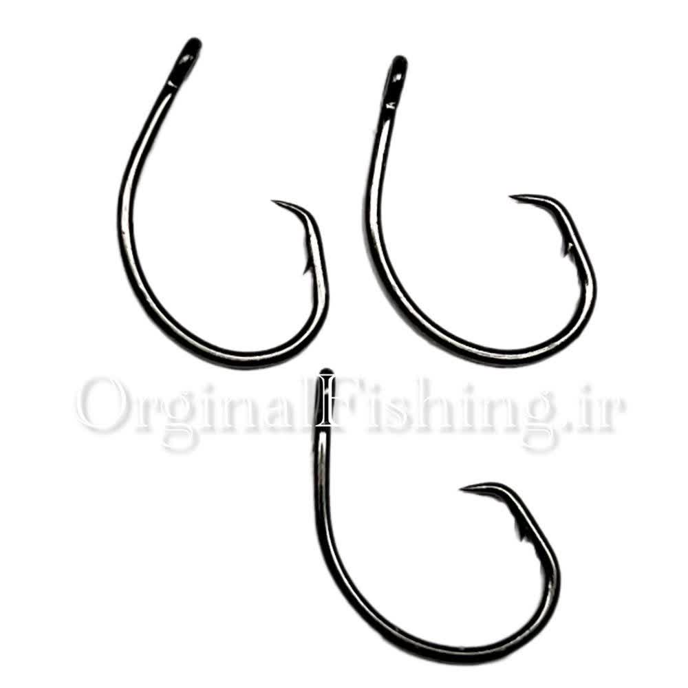 قلاب ماهیگیری نوک خم پک 15 عددی برند MUSTAD
