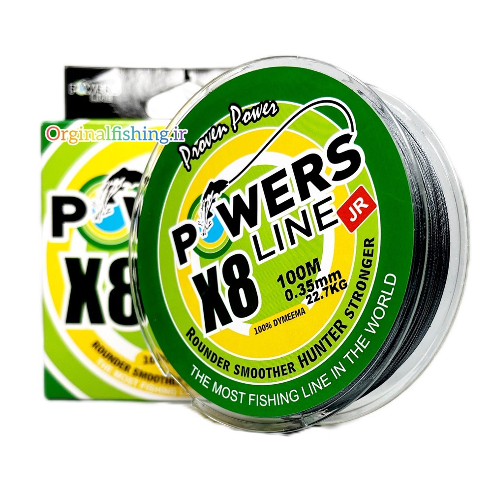 نخ ماهیگیری powers line ابریشم مدل 8x براید سایز 0.25