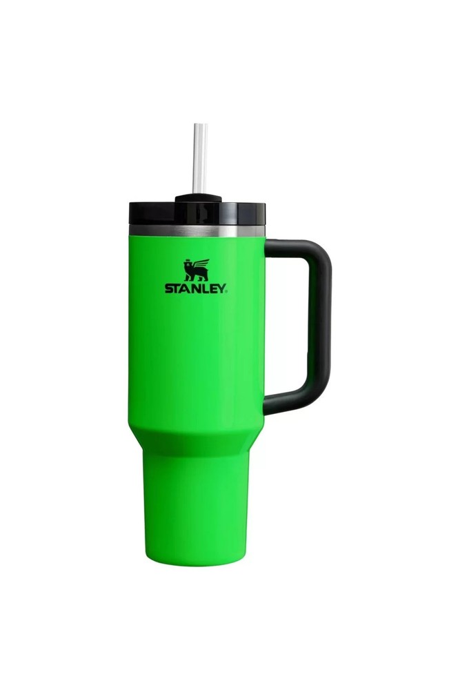 فلاسک Stanley Quencher with Straw 1.18 Lt Neon Green اورجینال