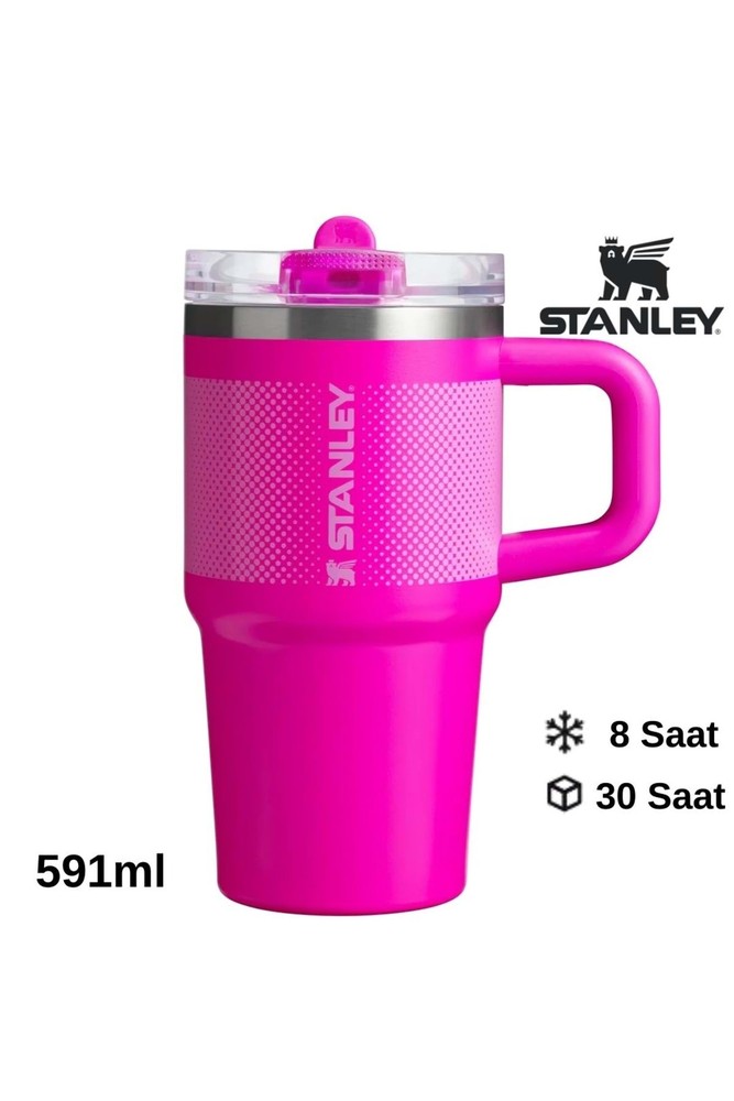 فلاسک Stanley Quencher ProTour Flip Straw with Straw 0,60 LT Flask with Straw Fuchsia اورجینال