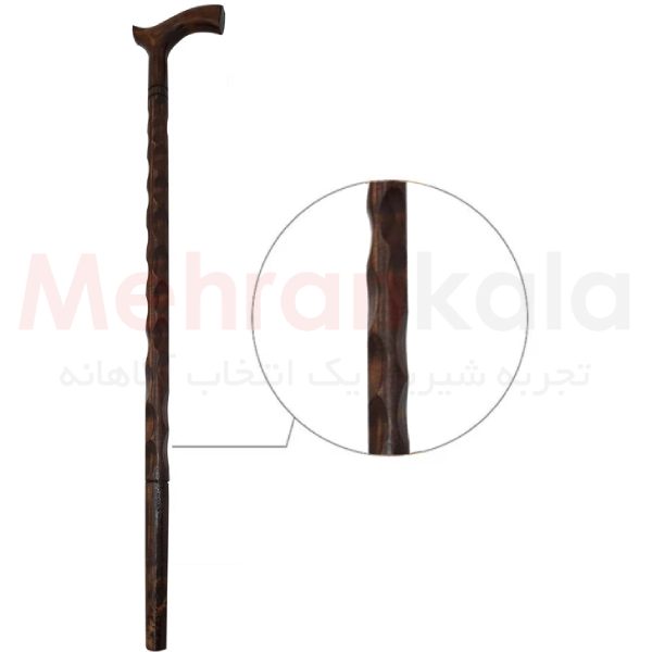 عصای پیاده روی چوبی مدل Cane-302