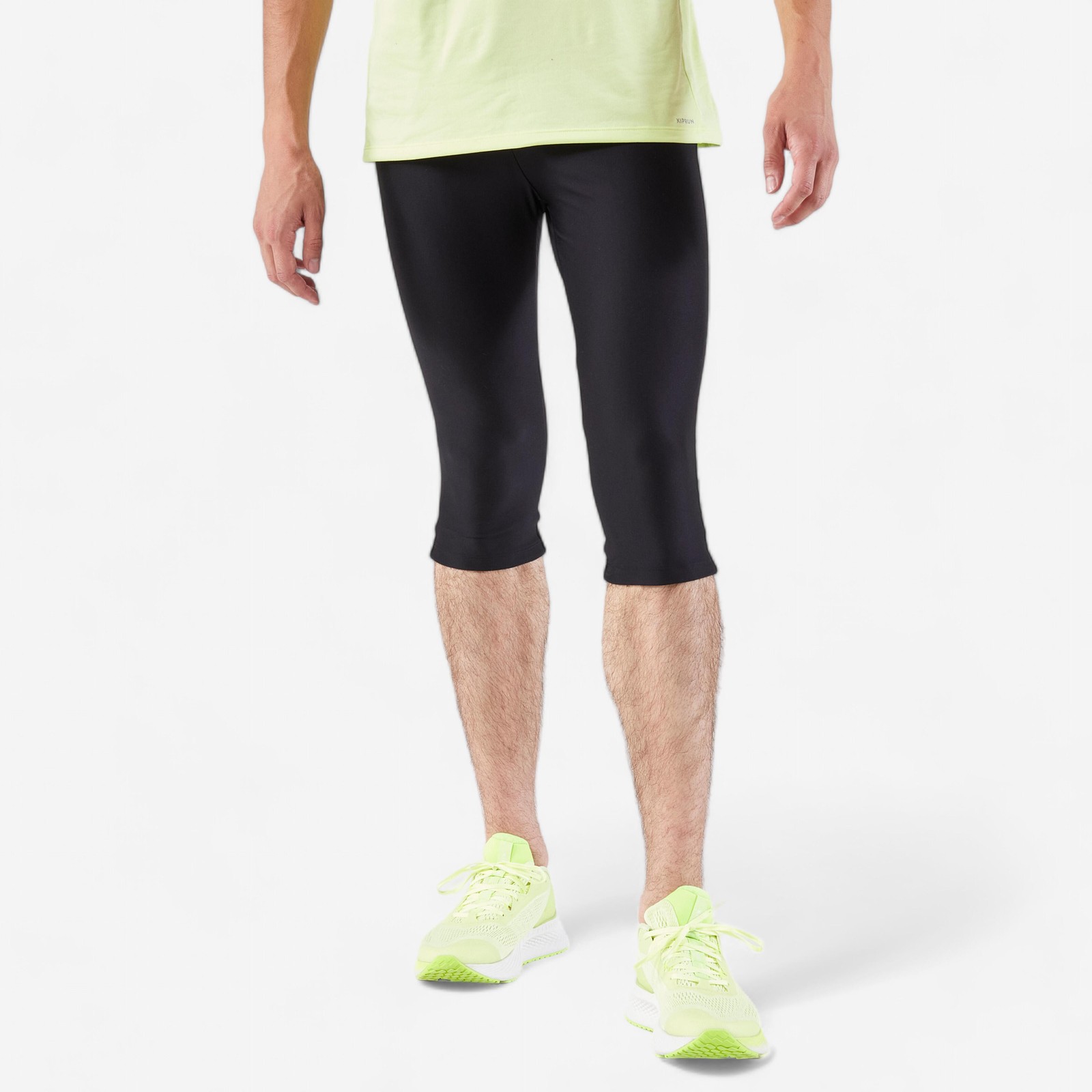 Erkek 3/4 Tayt - Koşu - Siyah - KIPRUN Run 100