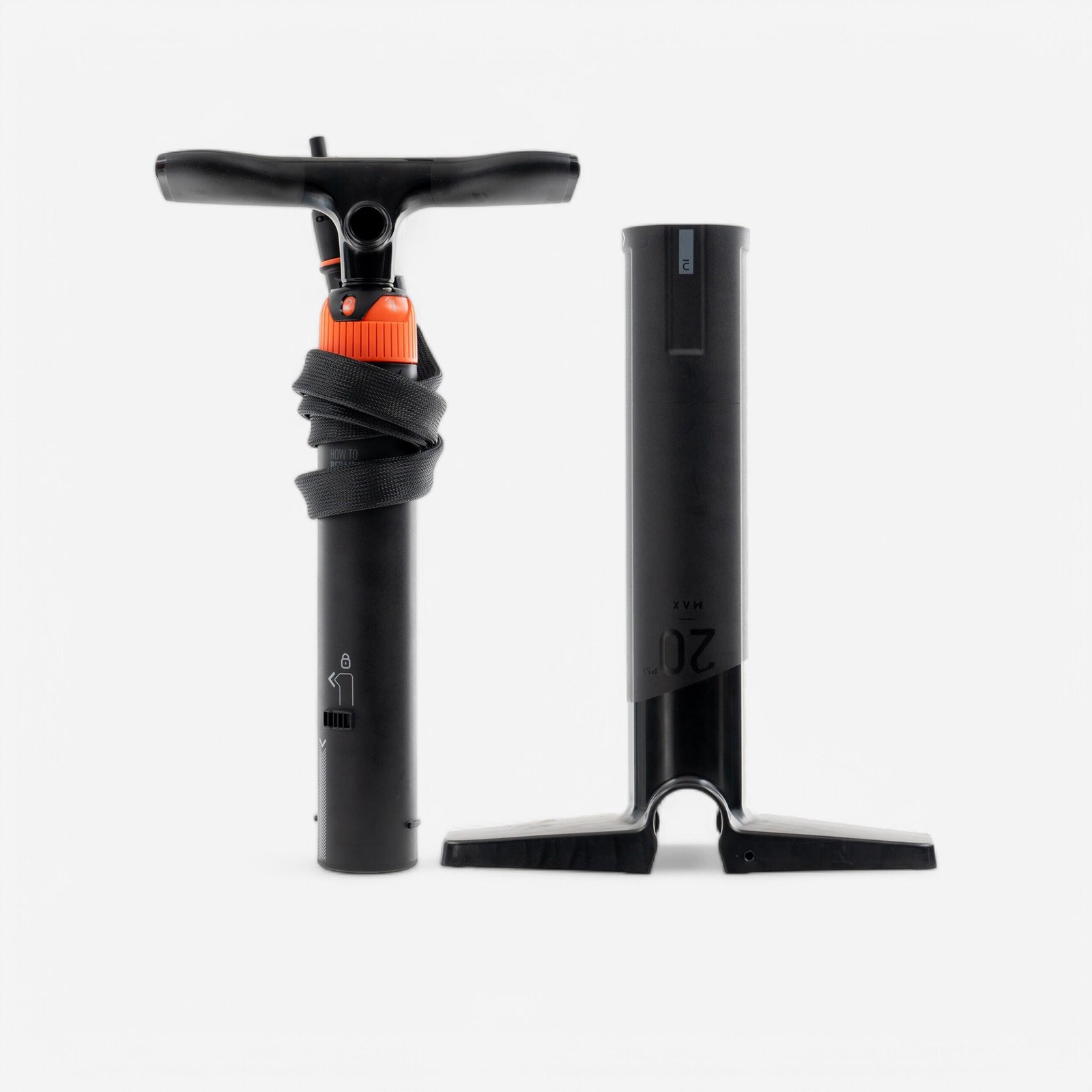 El Pompası - Stand Up Paddle ve Kano Çift Ektili Yüksek Basınçlı 0-20PSI Uyumlu