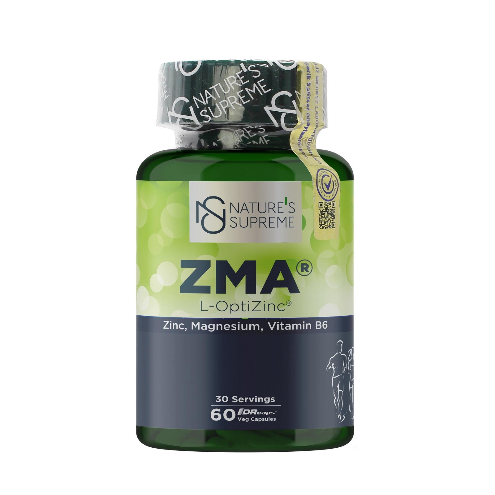 مکمل ZMA L-OptiZinc نچرالز سوپریم - ۶۰ کپسول