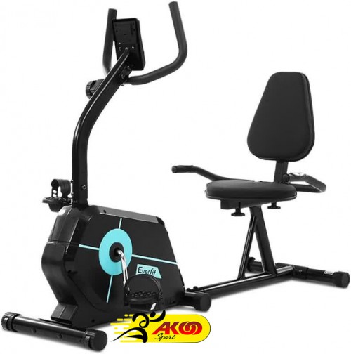 د‌وچرخه ثابت پشتی دار مگنتی خانگی برند EMHfitness مدل MRB5170