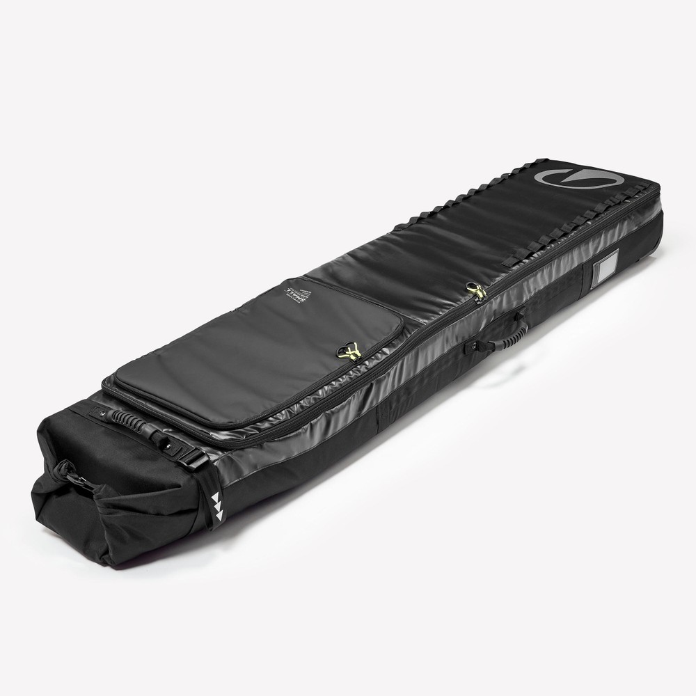 Tekerlekli Kayak/Board Taşıma Kılıfı - 2 Çift Kayak veya 2 Board - Siyah - 900