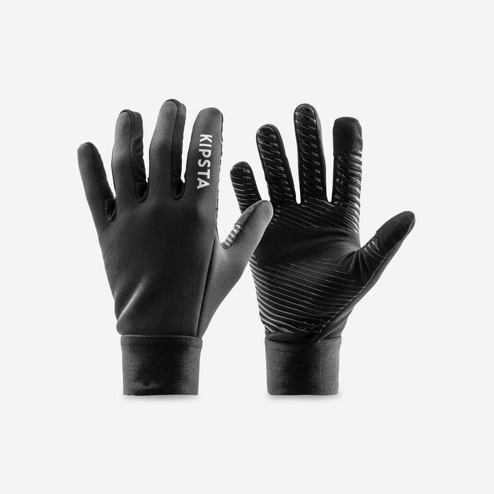 Yetişkin Futbol Eldiveni - Siyah - Keepdry Warm