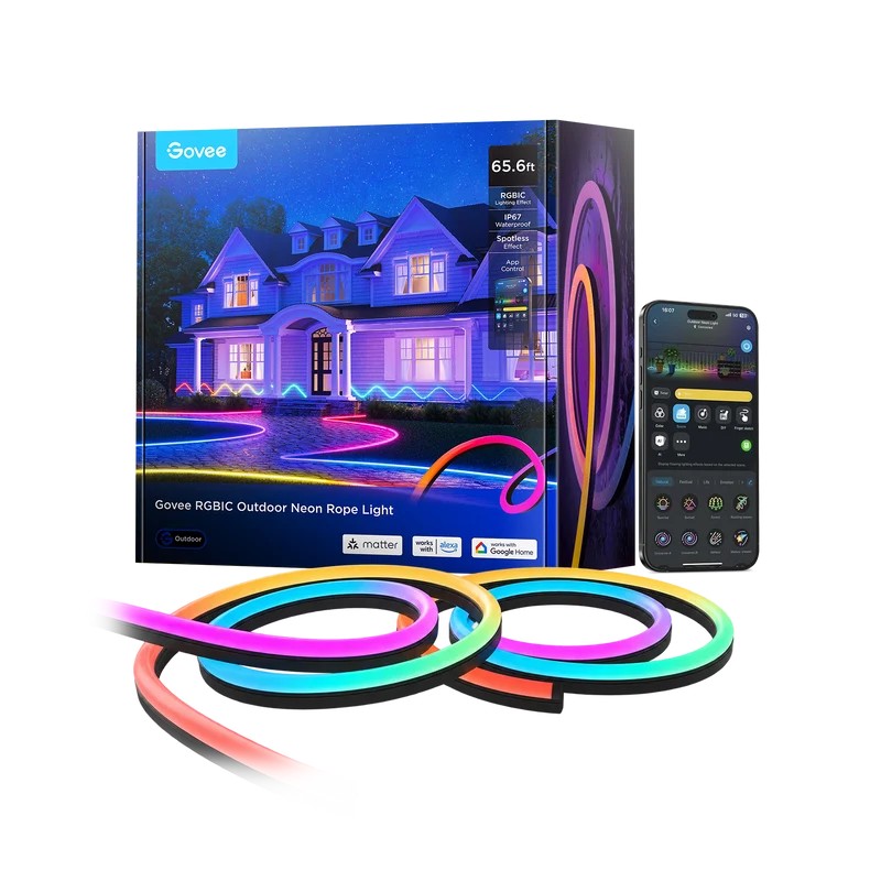 Govee RGBIC Outdoor Neon Rope Light متر 20