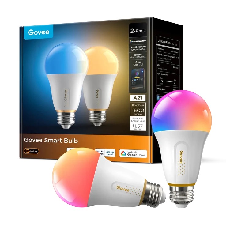 Govee A21 Smart LED Light Bulb E26 1600lm