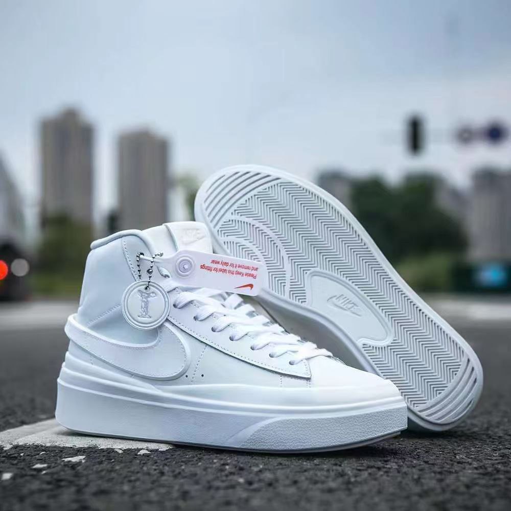 نایک بلیزر ساقدار فانتوم تمام سفید Nike Blazer mid Phantom