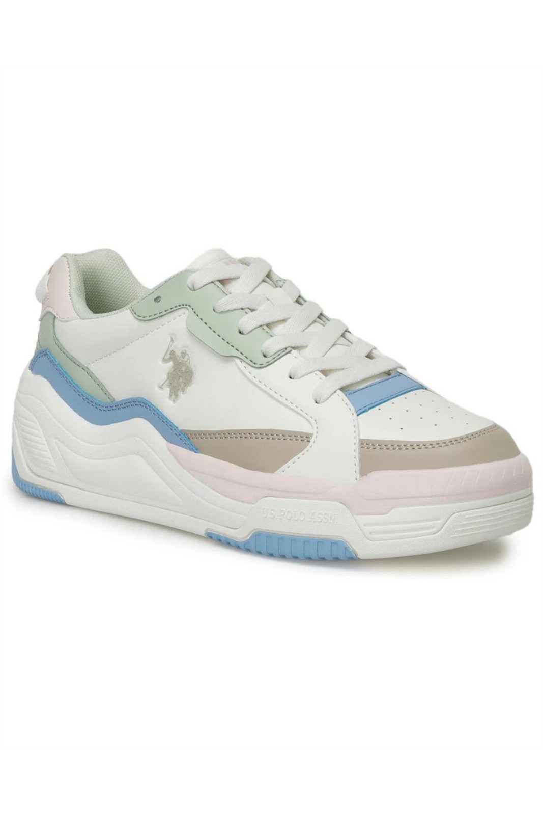 U.S. Polo Assn. یو اس پولو اسنیکر زنانه Judy Wmn 4Fx سفید اورجینال
