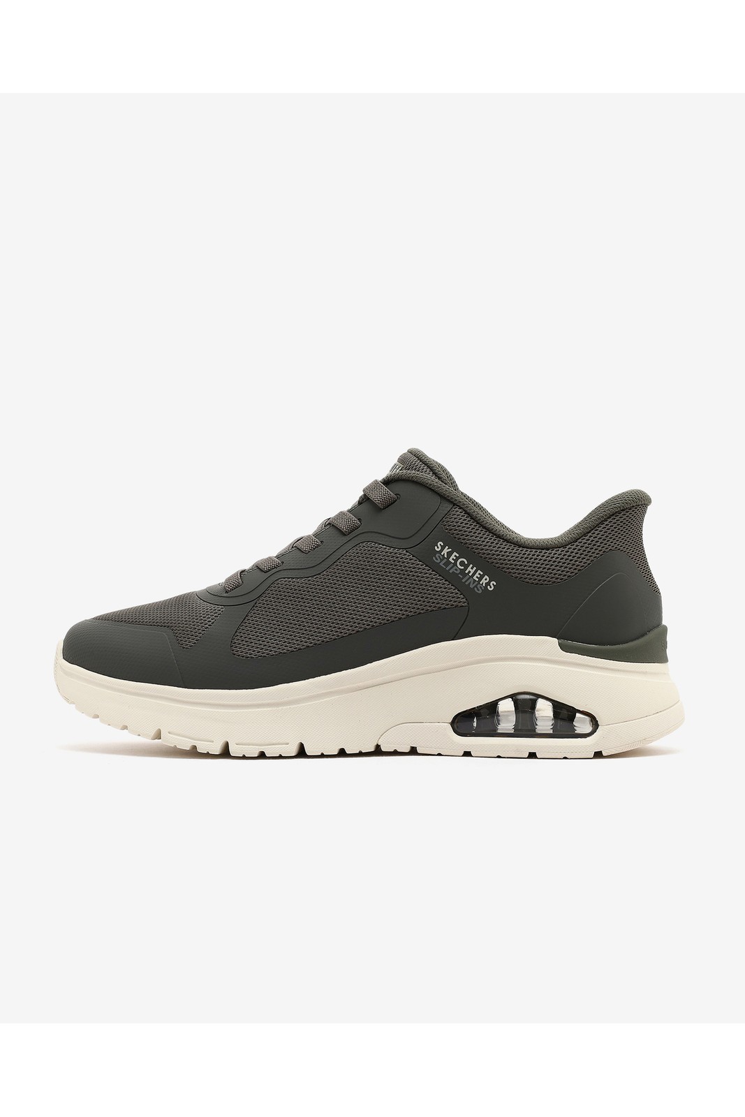 UNO FLEX – اسنیکر خاکی مردانه UNO FLEX SLIPON 183312 OLV SKECHERS اسکیچرز اورجینال