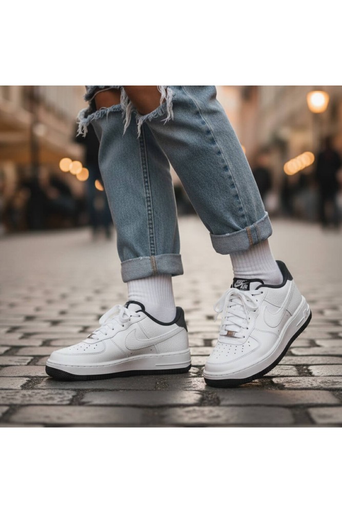 Air Force 1 LV8 White Sneakers Sportie Nike نایکی اورجینال