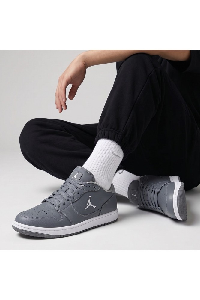 Jordan Court Connect Sneaker Gray Low Sportie (Slim Fit) Nike نایکی اورجینال