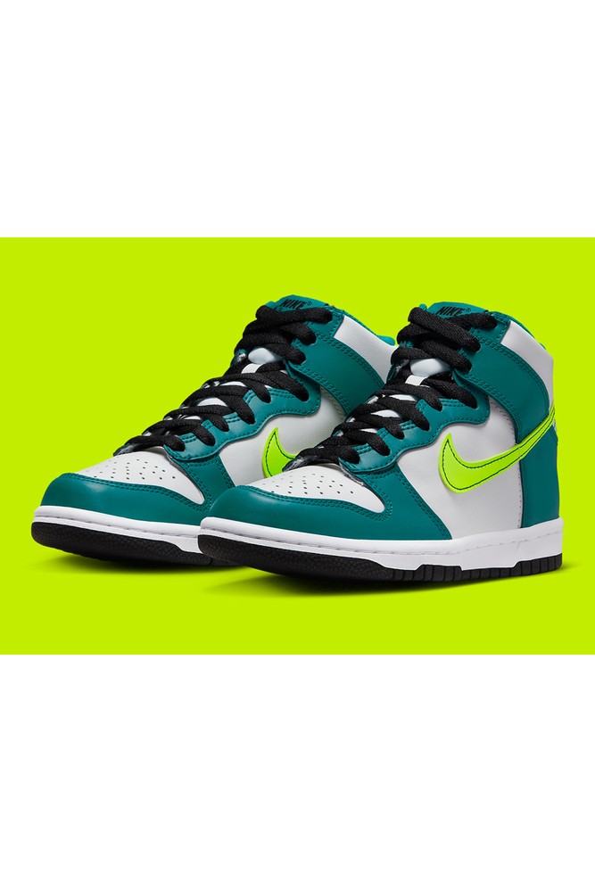 Dunk High GS Bright Spruce Volt Nike نایکی اورجینال