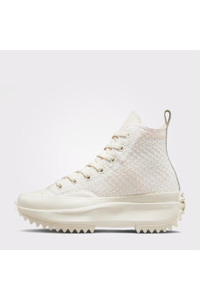 Run Star Hike Platform Renew Unisex Cream Sneaker Converse کانورس اورجینال