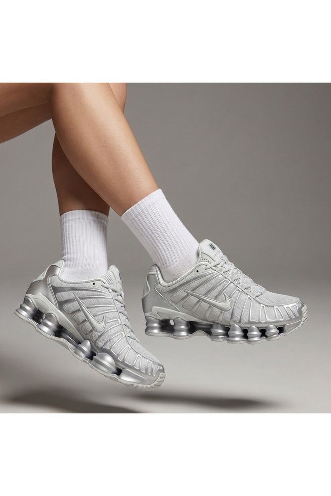 Shox TL Gray Sports Shoes Sportie (Slim Fit) Nike نایکی اورجینال