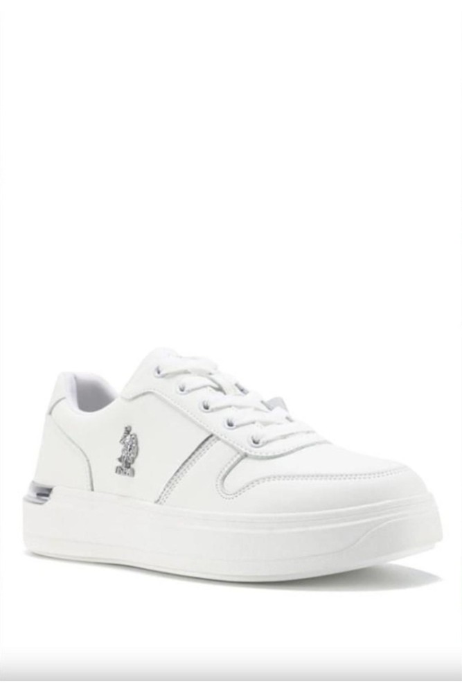 U.S. Polo Assn. یو اس پولو کفش ورزشی کفش Alka 4Fx White Kasin اورجینال