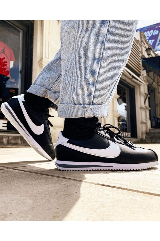 Cortez Black Shoes Sportie Sportie Nike نایکی اورجینال