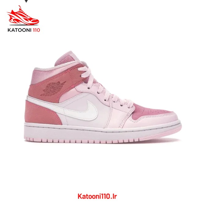 جردن ۱ ساقدار صورتی دیجیتال (Air Jordan 1 Mid)