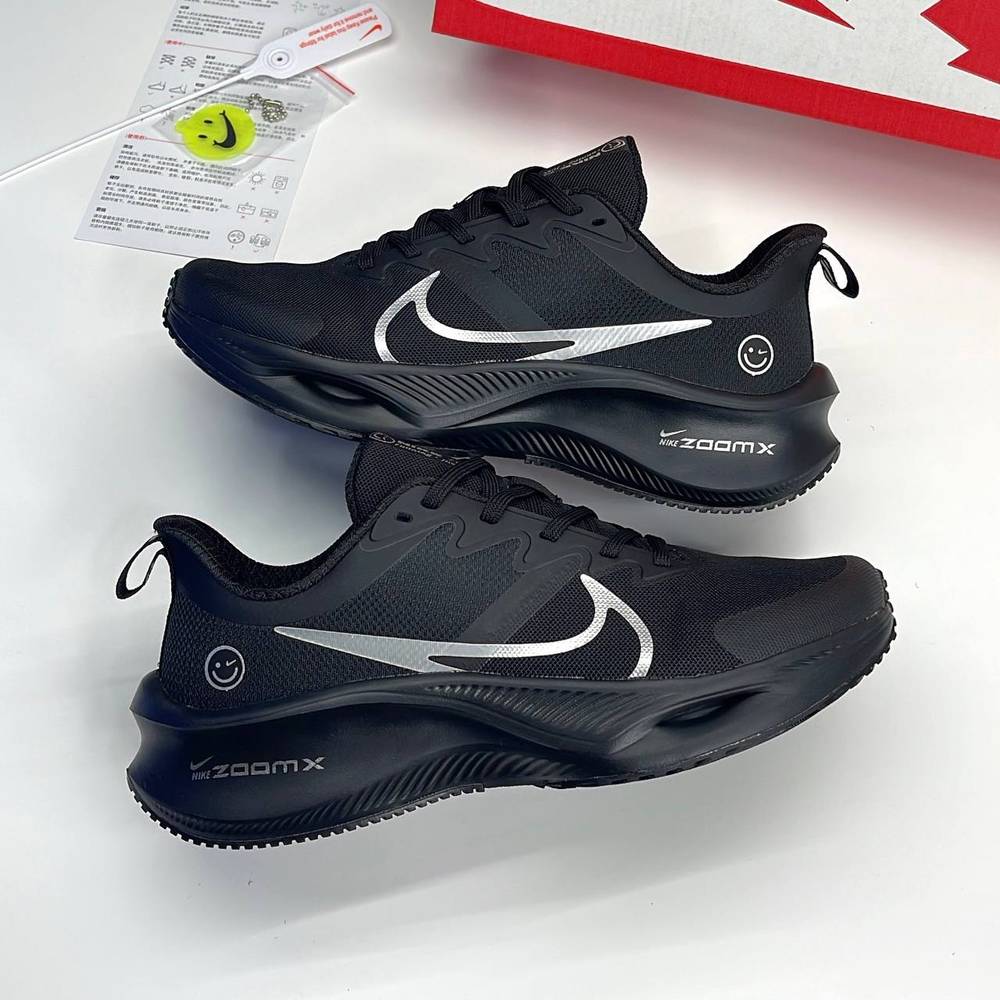 کفش زنانه و مردانه نایک زوم ایکس طرح لبخند مشکی Nike ZoomX Smile Black
