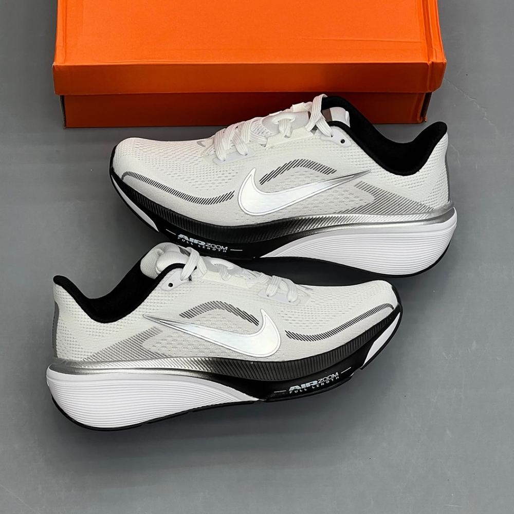 کفش نایک ایر زوم پگاسوس سفید سیلور مشکی Nike Air Zoom Pegasus 42