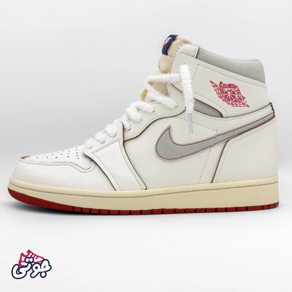کفش کتونی نایک ایر جردن 1 ساق بلند ریر ایر سینابار / Air Jordan 1 High OG Rare Air Cinnabar
