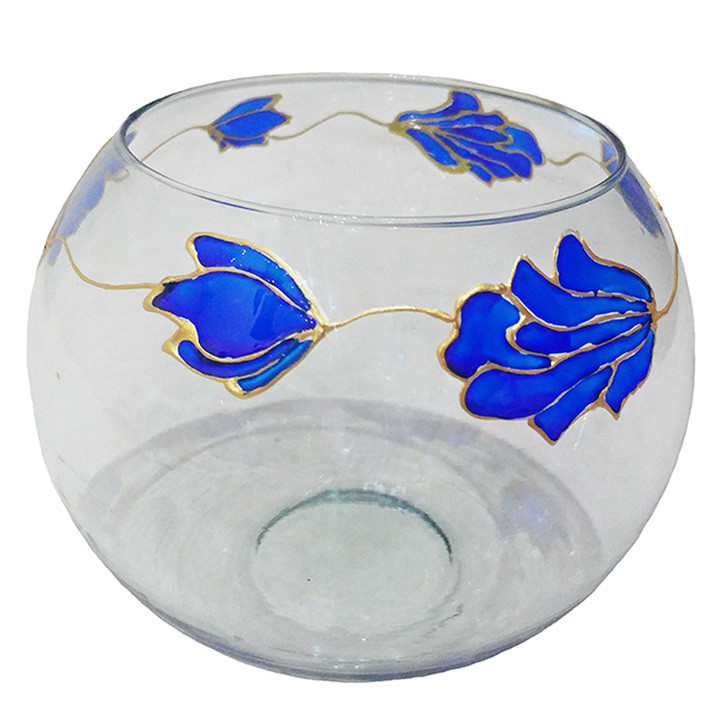 تنگ ماهی طرح گل کد 01