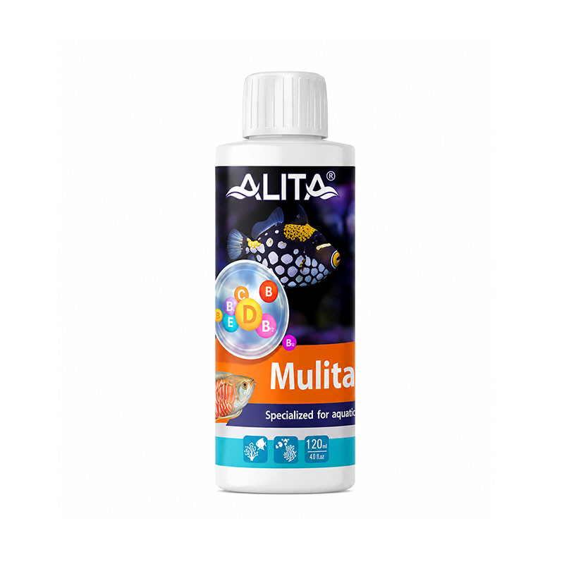 محلول مولتی‌ ویتامین آکواریوم آلیتا مدل Multi Vitamin حجم 120 میلی گرم
