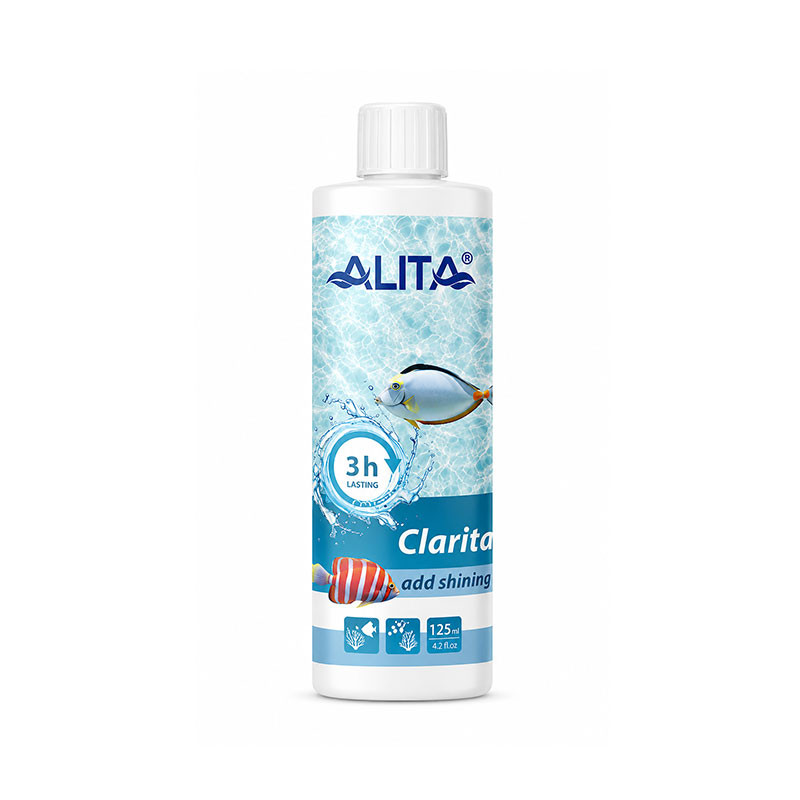 محلول شفاف‌کننده آب آکواریوم آلیتا مدل Clarita Clarifier حجم 125 میلی‌لیتر