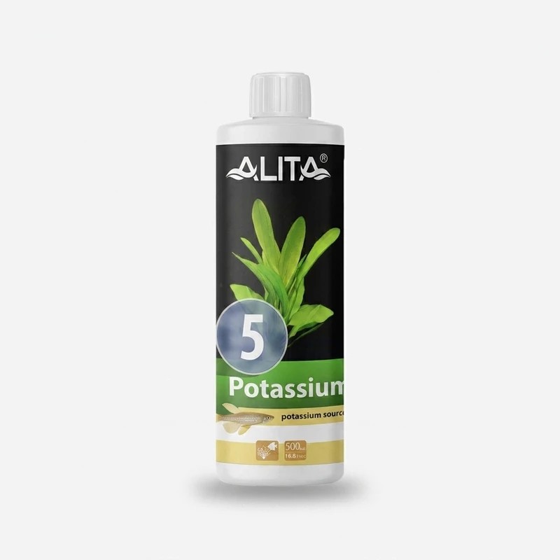 محلول پتاسیم آلیتا حجم 500ml مخصوص آکواریوم گیاهی آب شیرین