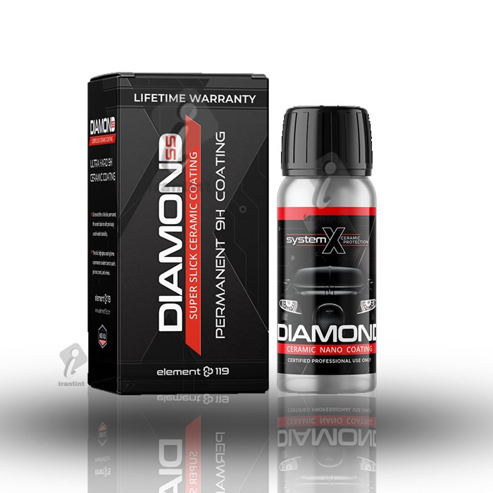 سرامیک بدنه خودرو دایموند اس اس سیستم ایکس سیستم ایکس مدل System X Diamond SS Ceramic Nano Coating 65ml