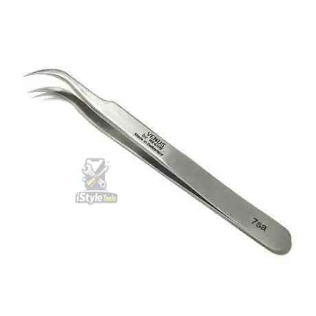 پنس ونوس SS-SA سر کج نوک تیز 0.1 میلی‌متر