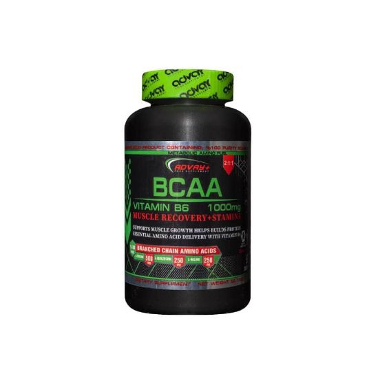 مکمل آمینواسید مدل BCAA با ویتامین B6 (50 عددی) برند ADVAY+