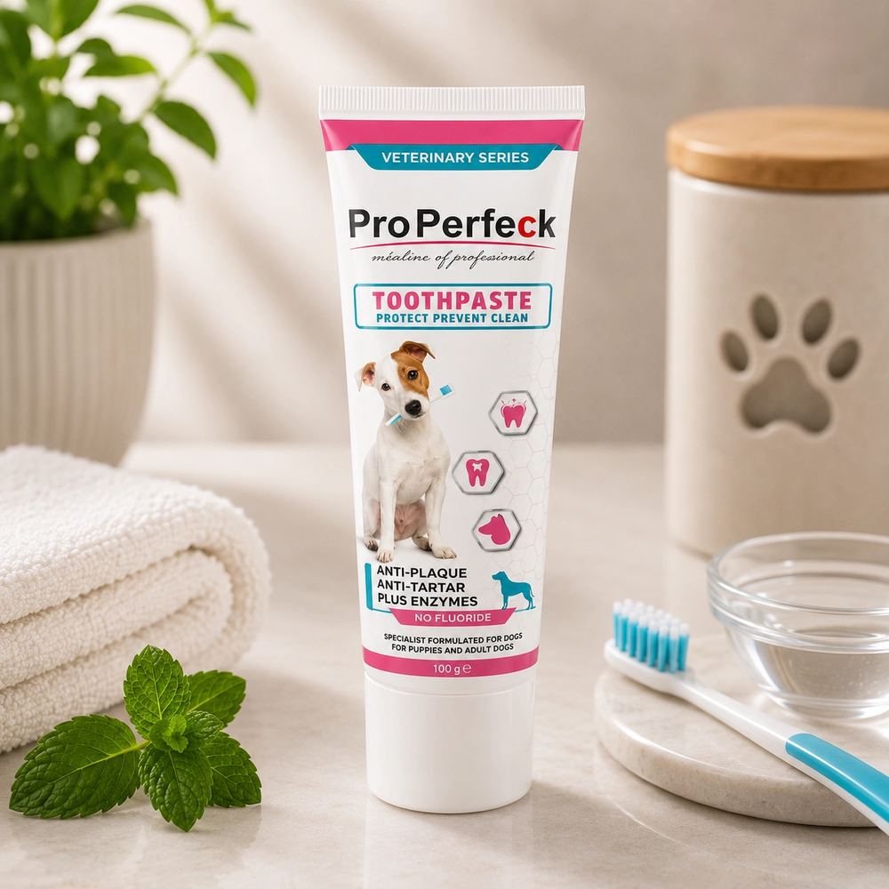 خمیر دندان سگ پروپرفک Properfeck وزن 100 گرمی