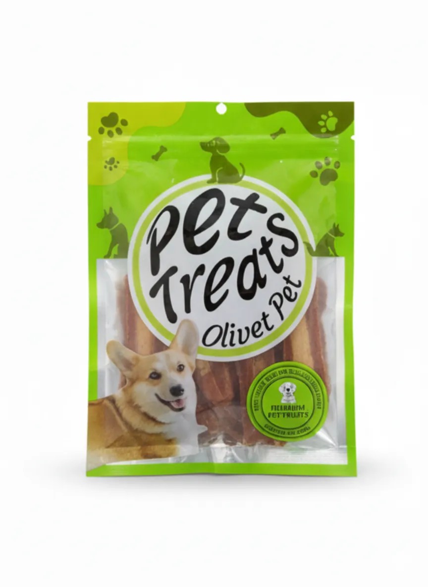 تشویقی سگ اولیوت پت Olivet Pet با طعم مرغ و هویج