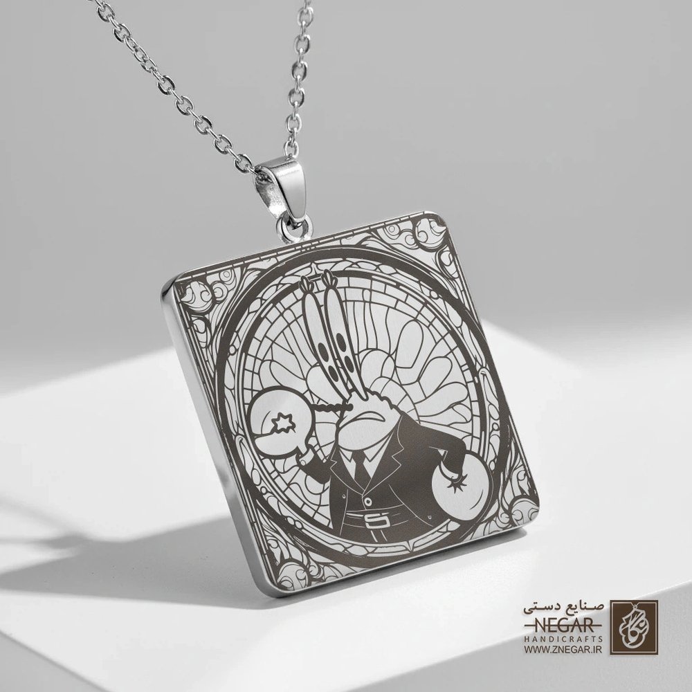 پلاک آقای خرچنگ در قاب ویترای کد 503271