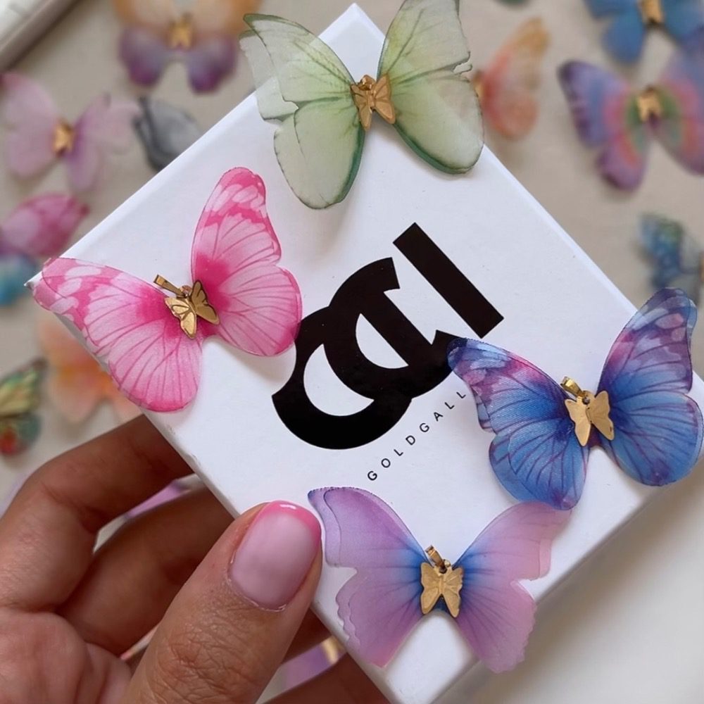 پلاک پروانه رنگی 🌈