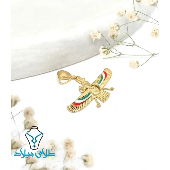 پلاک طلا فروهر طلا
