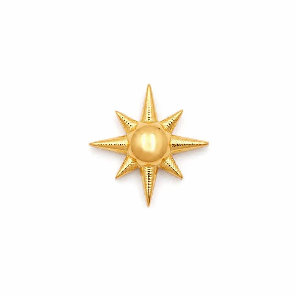 پلاک طلا خورشید