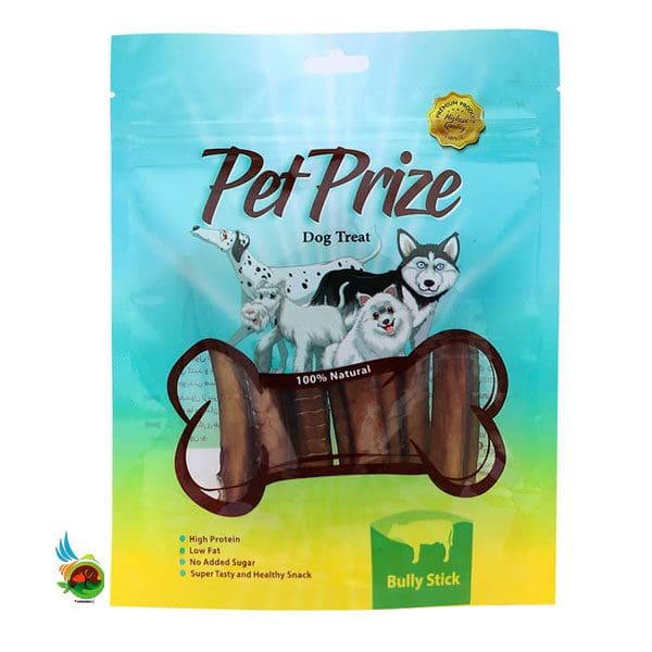 تشویقی نرینگی گاو پت پرایز مخصوص سگ Pet prize bully stick وزن ۱۰۰ گرم