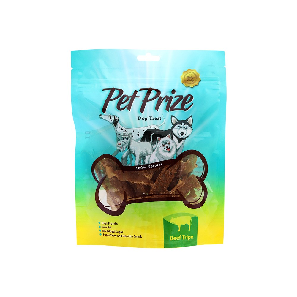 تشویقی سیرابی گاو، مخصوص سگ، 40 گرمی، پت پرایز PetPrize, Dog Treat, Beef Tripe,