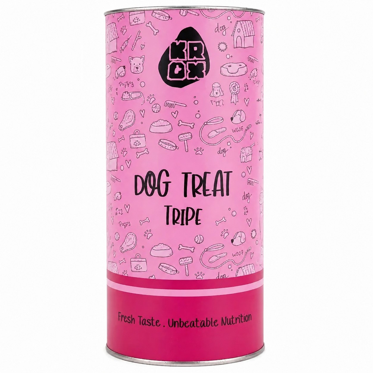 تشویقی کراکس سیرابی مکدلف مخصوص سگ Macdolf Beef Tripe Dog Treat