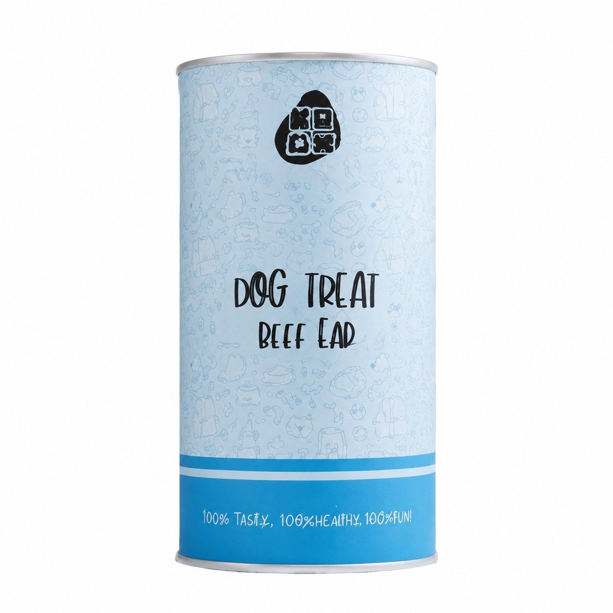 تشویقی کراکس گوش گاو مکدلف مخصوص سگ Macdolf Beef Ear Dog Treat