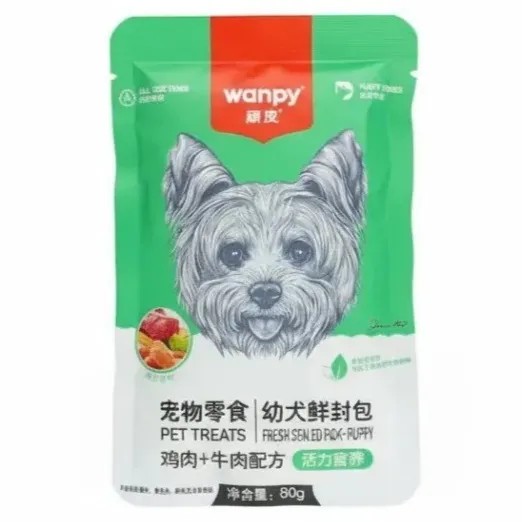 پوچ سگ پاپی ونپی مرغ و گوشت گاو
