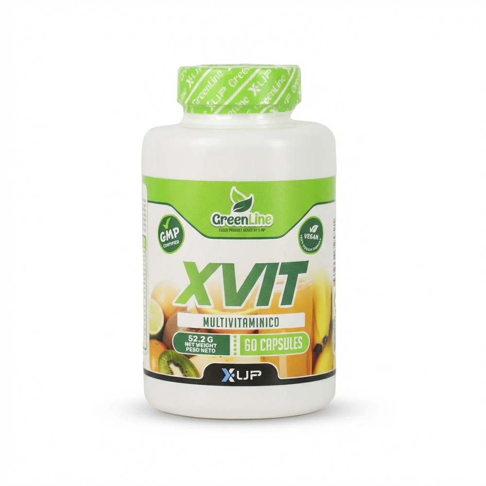 مولتی ویتامین XVIT گرین لاین XUP (60 کپسول)